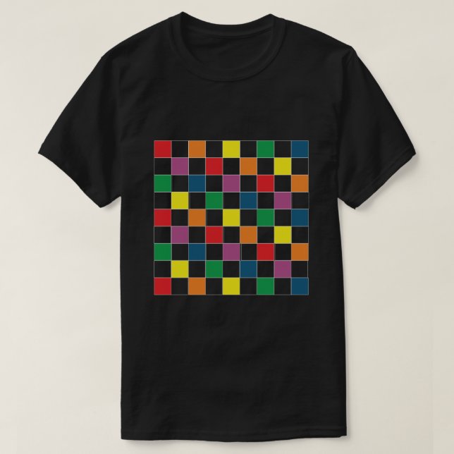 T-shirt Carte de contrôle de l'arc-en-ciel LGBT Pride (Design devant)