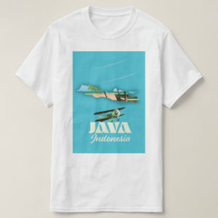T-shirt Carte de Java indonésie