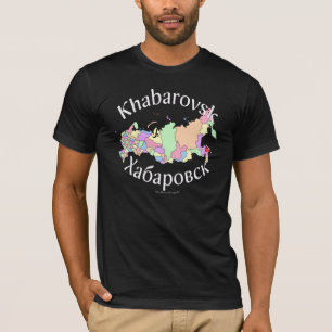 T-shirt Carte de Khabarovsk Russie
