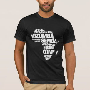 T-shirt Carte de la danse africaine