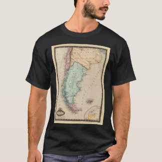 T-shirt Carte De La Patagonie 1860