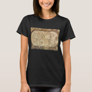 T-shirt Carte de la planisphère céleste vintage par Joseph
