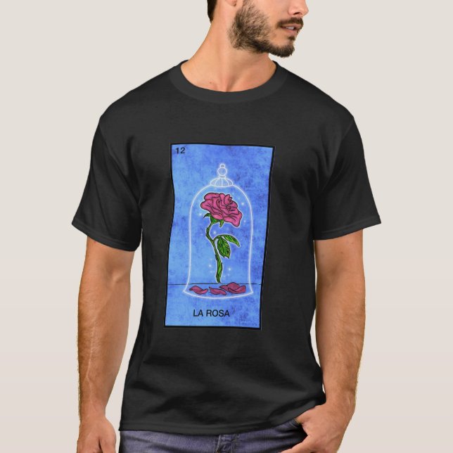 T-shirt Carte de la Rosa Carte de loterie mexicaine Londre (Devant)