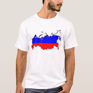 T-shirt Carte de la Russie