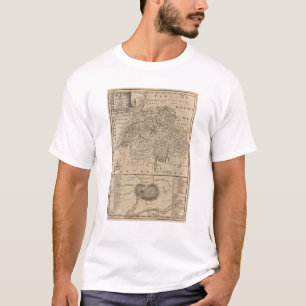 T-shirt Carte de la Suisse