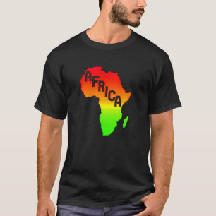 T-shirt Carte de l'Afrique