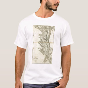T-shirt Carte de l'Albanie