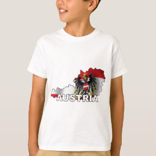 T-shirt Carte de l'Autriche