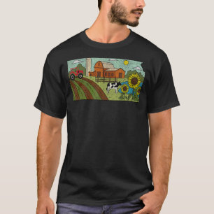 T-shirt Carte de l'Etat du Kansas vintage Parc Wichita Ove