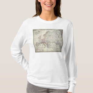 T-shirt Carte de l'Europe, 1841