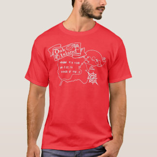 T-shirt Carte de l'île de chêne