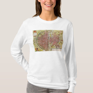 T-shirt Carte de Paris 'de terrarrum d'orbis de Civitates