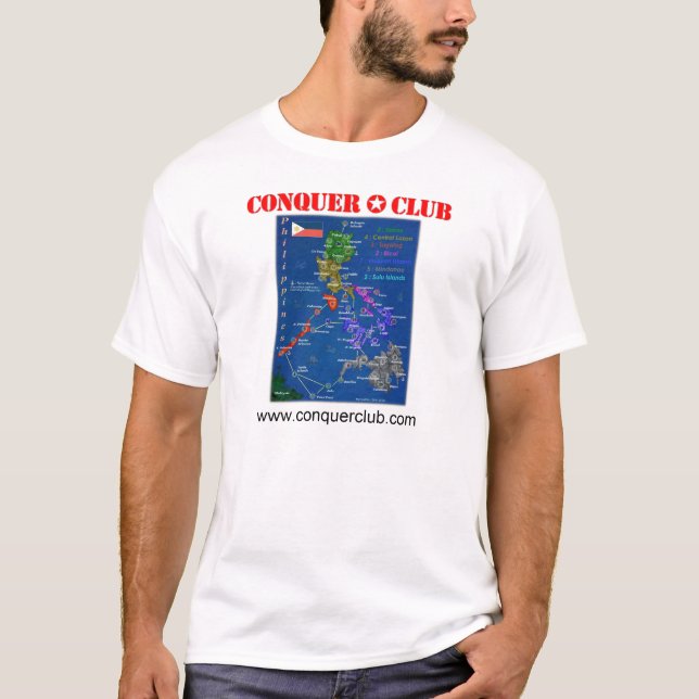 T-shirt Carte de Philippines (Devant)