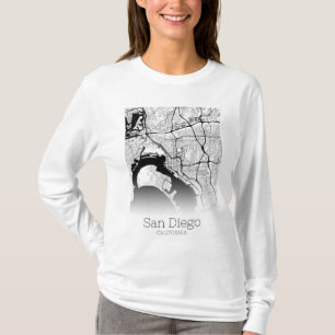 T-shirt Carte de San Diego