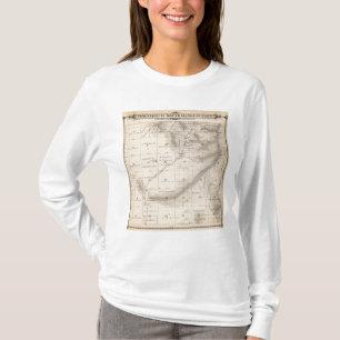 T-shirt Carte de section de T15S R25E Tulare County
