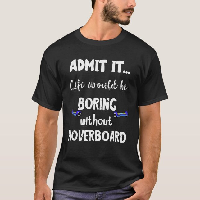 T-shirt Carte de solde de planche à voile Hoverboard Elect (Devant)