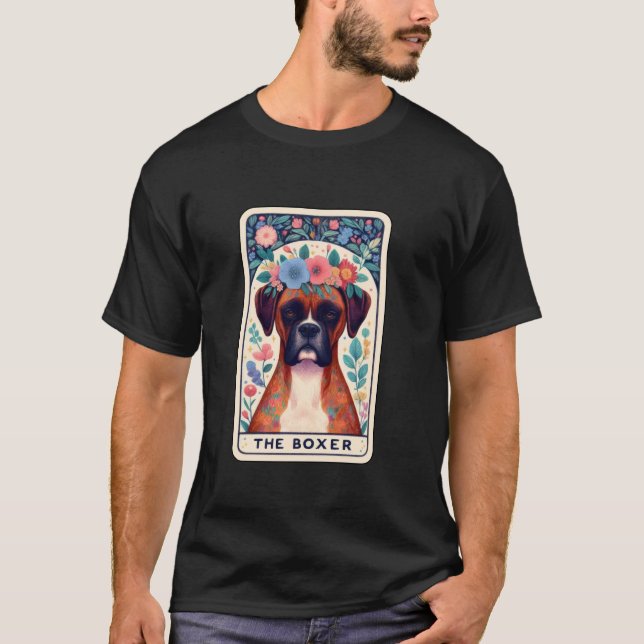 T-shirt Carte de Tarot Boxer (Devant)