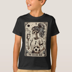 T-shirt Carte de tarot de la mère de football, mère de foo
