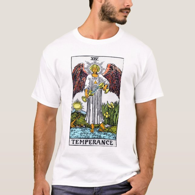T-shirt Carte de tarot de modération (Devant)