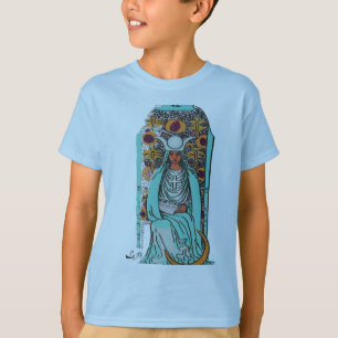 T-SHIRT CARTE DE TAROT LA HAUTE PRÊTRESSE PAR LIZ LOZ