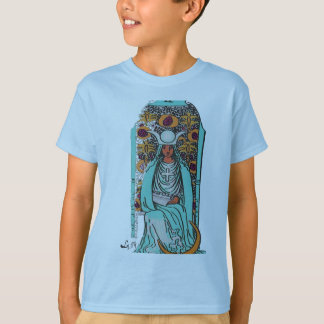 T-SHIRT CARTE DE TAROT LA HAUTE PRÊTRESSE PAR LIZ LOZ