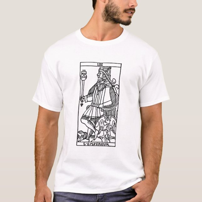 T-shirt Carte de tarot : L'empereur (Devant)