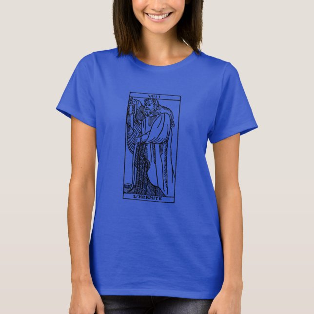 T-shirt Carte de tarot : L'ermite (Devant)