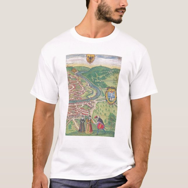 T-shirt Carte de Vienne (Devant)