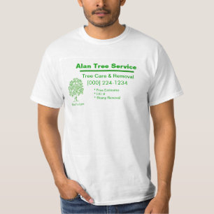 T-shirt Carte de visite de service d'arborescence