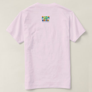 T-shirt Carte de vœux colorée eid mubarak avec mosquée et