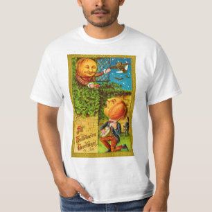 T-shirt Carte de voeux halloween vintage