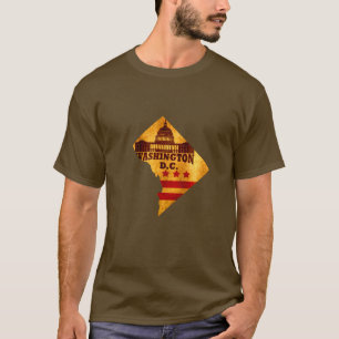 T-shirt Carte de Washington DC