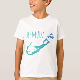 T-shirt Carte des Bermudes
