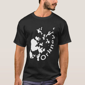 T-shirt Carte des îles Orkney