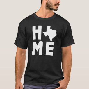T-shirt Carte d'état du Texas Home Us
