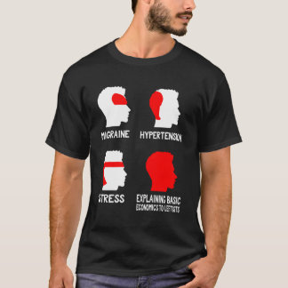 T-shirt Carte drôle des maux de tête socialistes