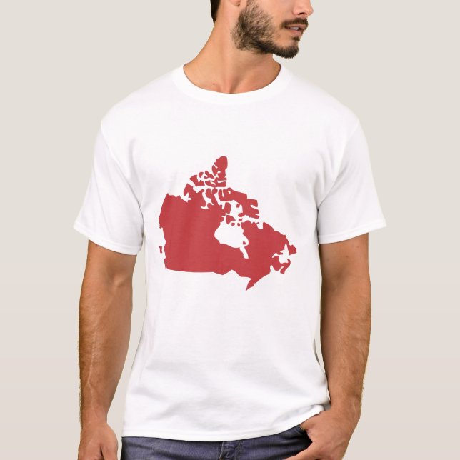 T-shirt Carte du Canada (Devant)