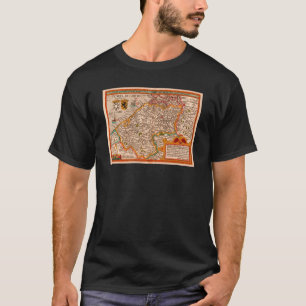 T-shirt Carte du comté de Flandre (1609)