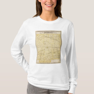 T-shirt Carte du comté de Hendricks