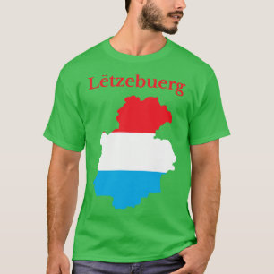 T-shirt Carte du district de Luxembourg