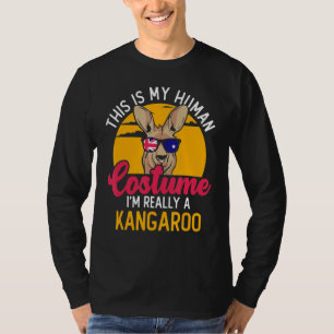 T-shirt Carte du drapeau australien de Kangaroo Pays Anima