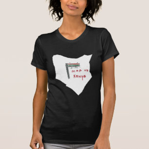 T-shirt Carte du Kenya