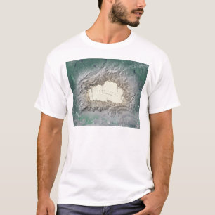 T-shirt Carte du lac Tahoe