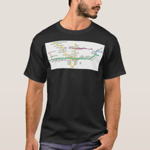 T-shirt Carte du métro de Toronto Canada