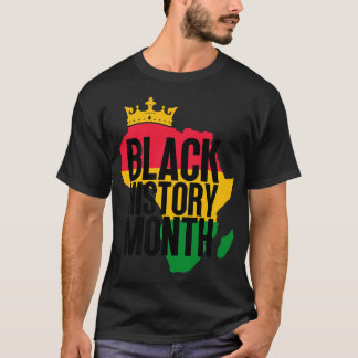 T-shirt Carte du mois de l'histoire noire 1