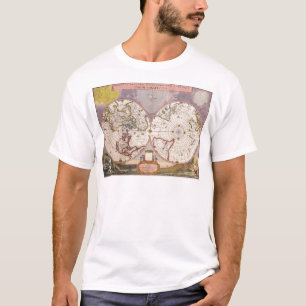 T-shirt Carte du monde antique