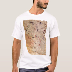 T-shirt Carte du monde de Piri Reis