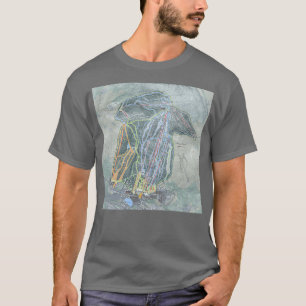 T-shirt Carte du sentier du Mont Snow Resort