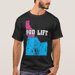 T-shirt Carte du territoire Nous État Idaho Abortion Drape