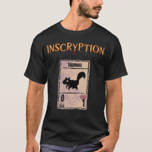 T-shirt Carte Écureuil d'Inscryption Jeu d'Horreur Psychol